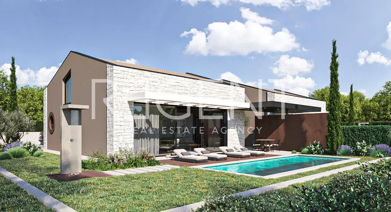 Istra, Tar – samostojeća kuća 115,13 m², 3SB, bazen i galerija