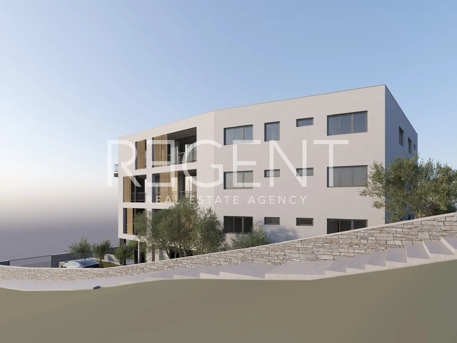 Korčula, Vela Luka - Ekskluzivni stan u izgradnji prvi red uz more 118 m2