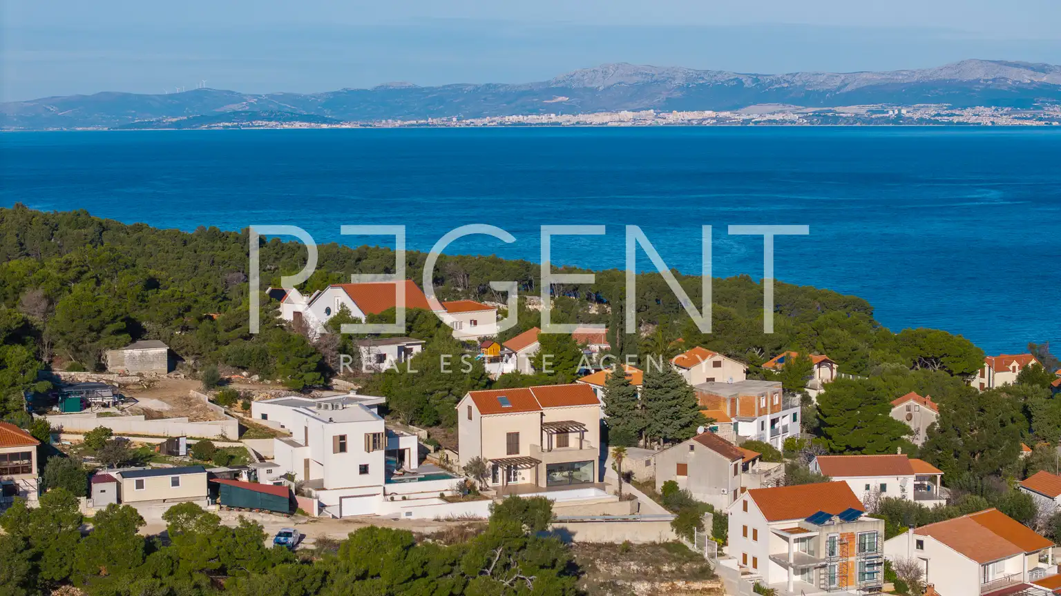 Brač, Splitska - Maison avec vue sur la mer