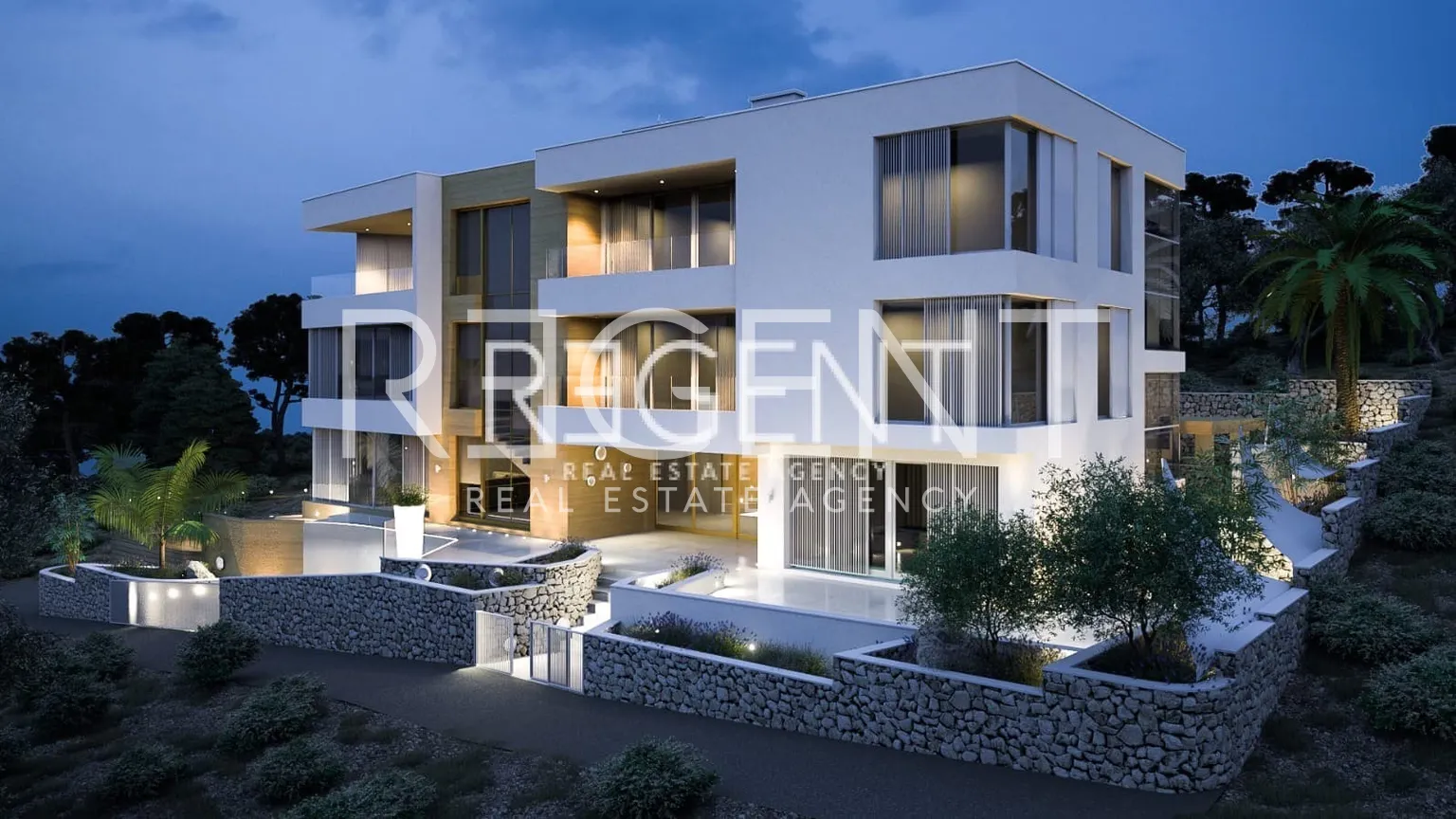 Trogir, Čiovo - Luksuzna novoizgrađena vila 100 m od mora, 579m2