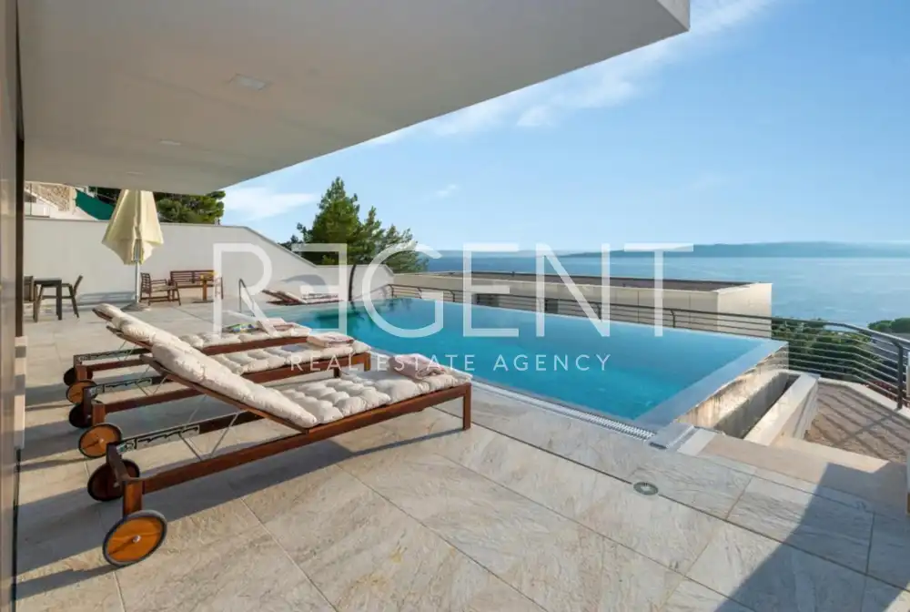 Makarska, Baška Voda - Luxusní vila 400 m2 s výhledem na moře