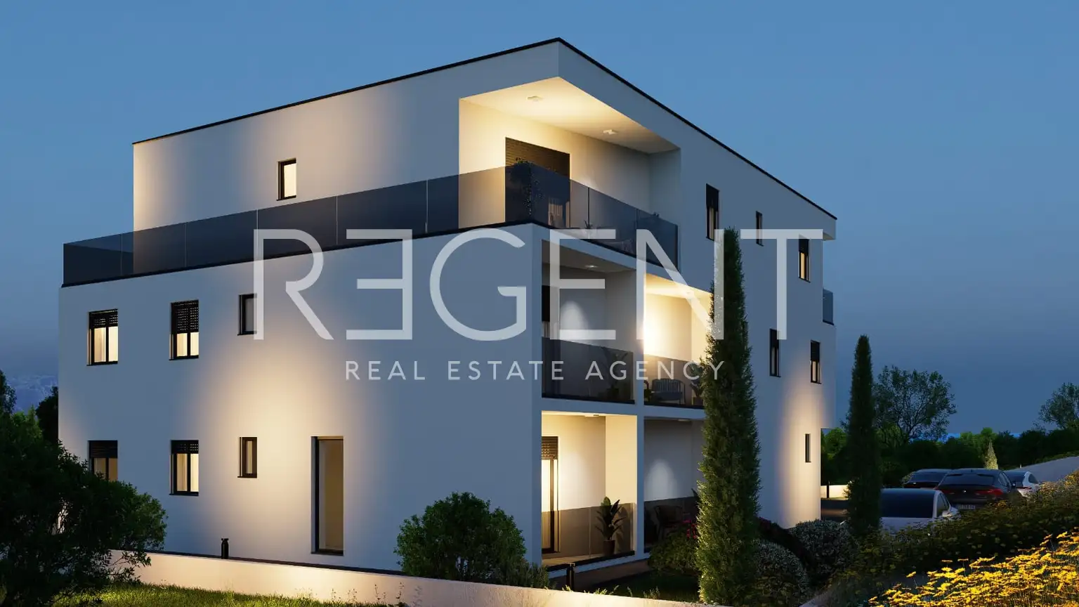 Kaštela, Kaštel Novi - Zwei-Zimmer-Wohnung in modernem Neubau