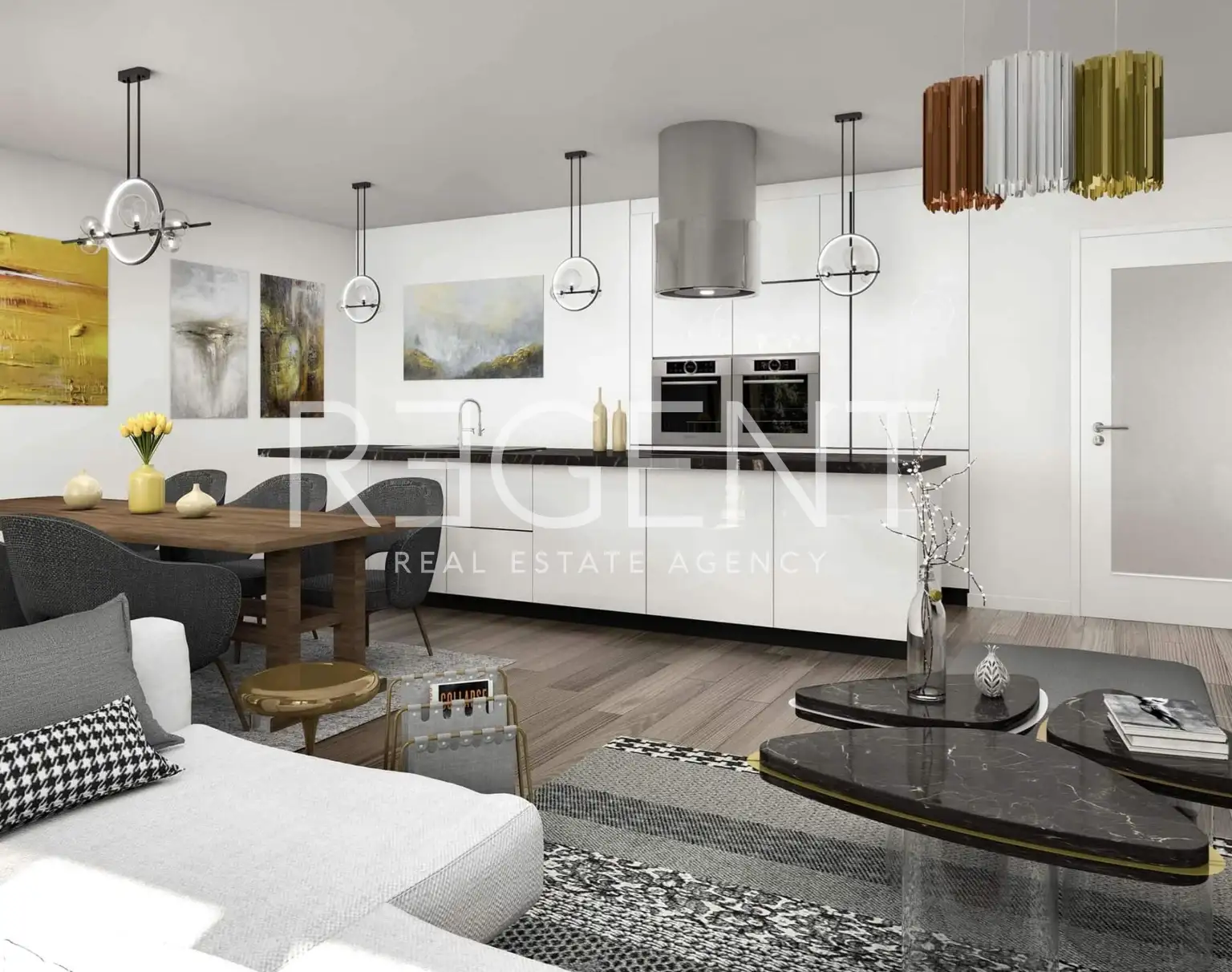 Zagrzeb, Ribnjak, Gold Residence – Pięciopokojowe mieszkanie w centrum miasta 143 m2