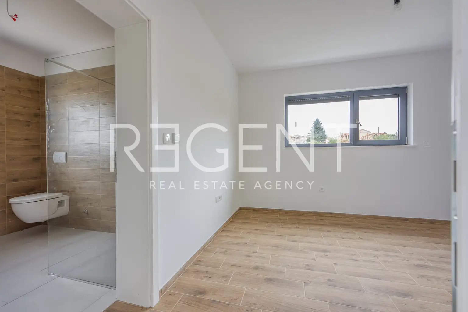 Kaštelir-Labinci - Dvojna kuća s bazenom i pogledom na more