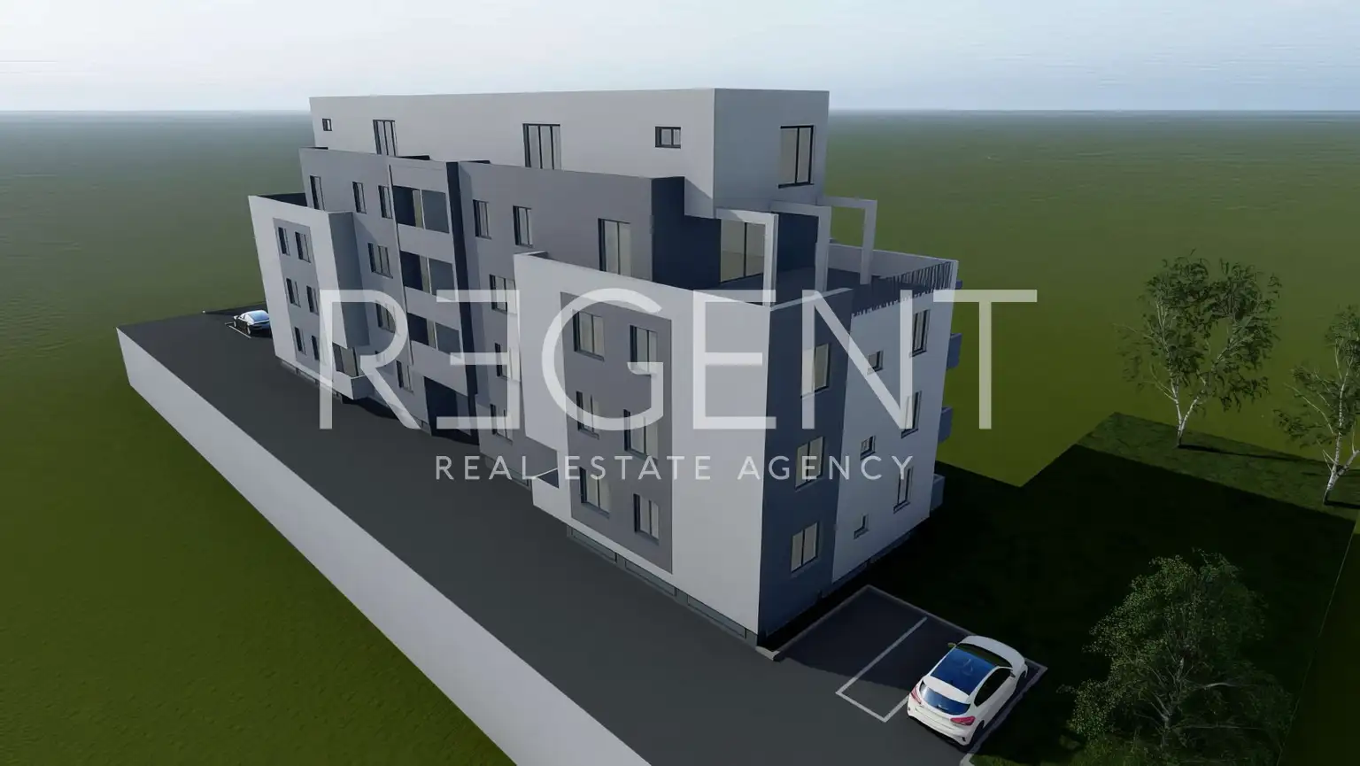 Trosoban stan 49,33 m², Podbrežnica — prizemlje s lođom