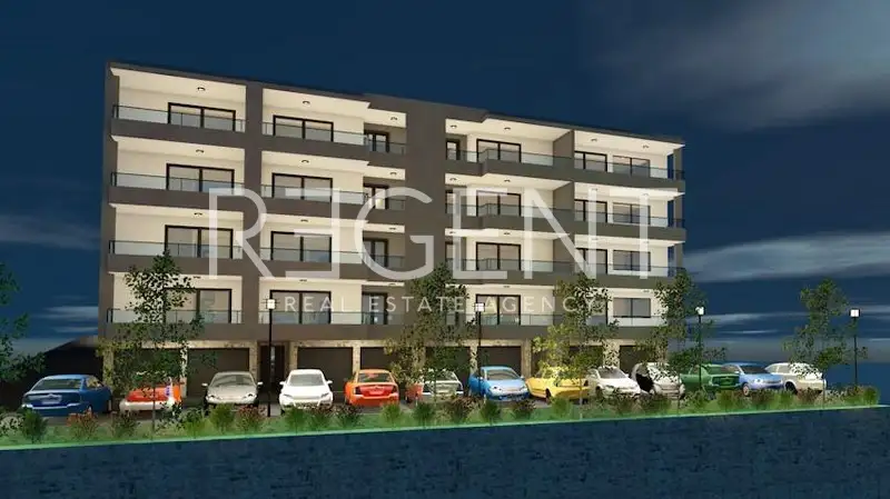 Makarska, Zelenka - Zwei-Zimmer-Wohnung in bezugsfertigem Neubau