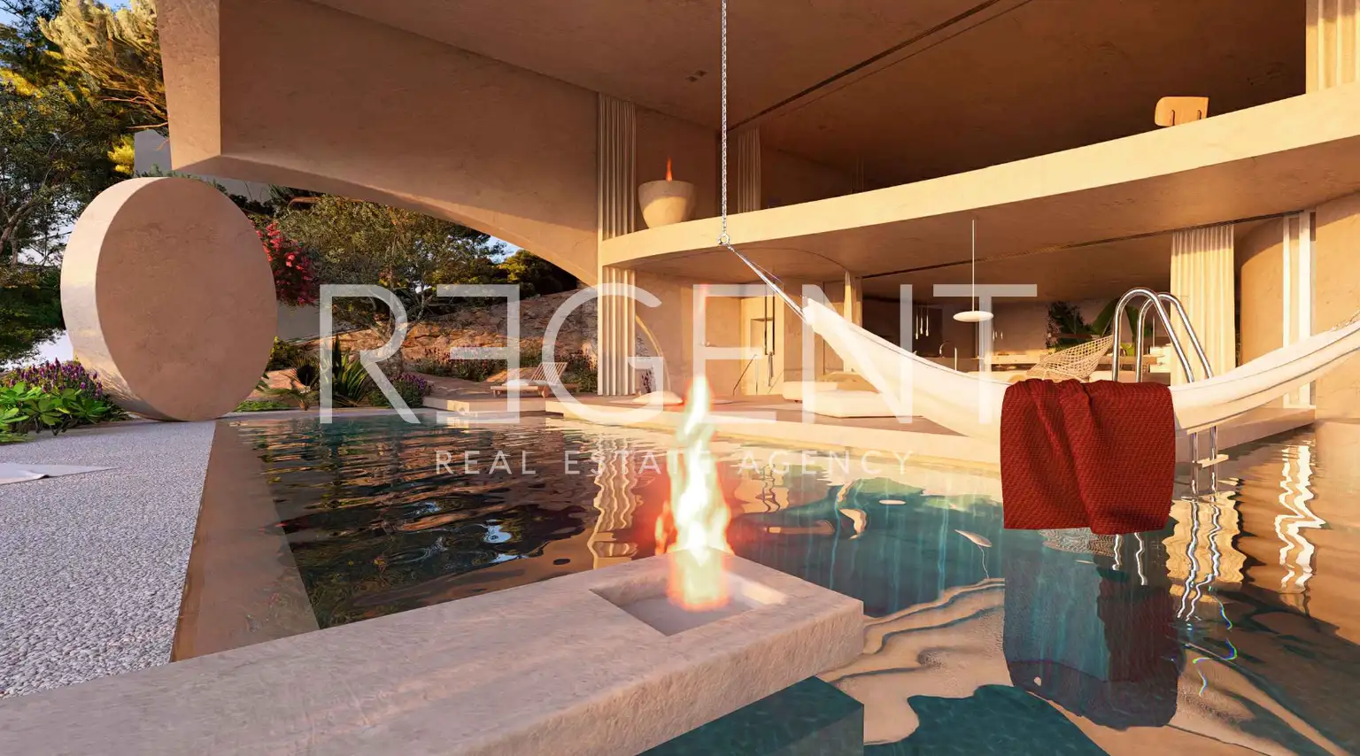 Brač, Postira - Građevinsko zemljište sa projektom vile