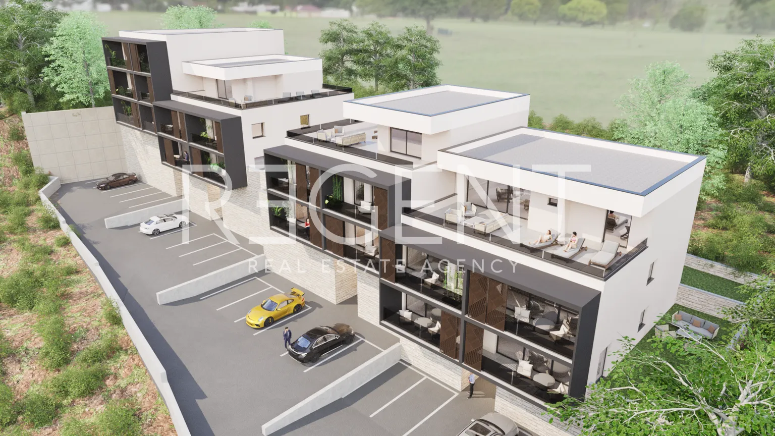 Split, Podstrana - Moderný dvojizbový byt 68 m2 novostavba *Exkluzívny predaj