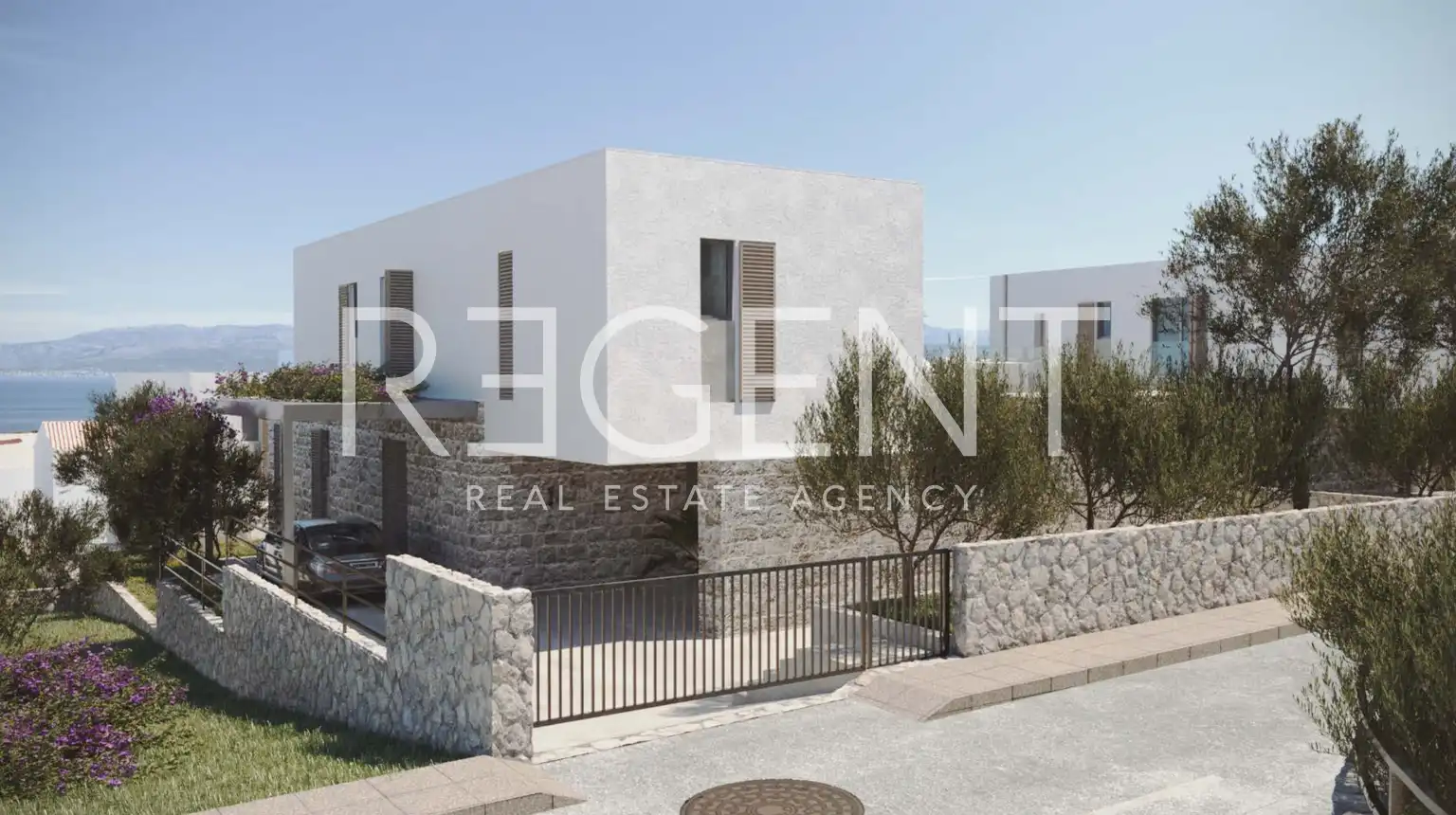 Brač, Supetar - Vila s bazénom v luxusnom komplexe 260 m2