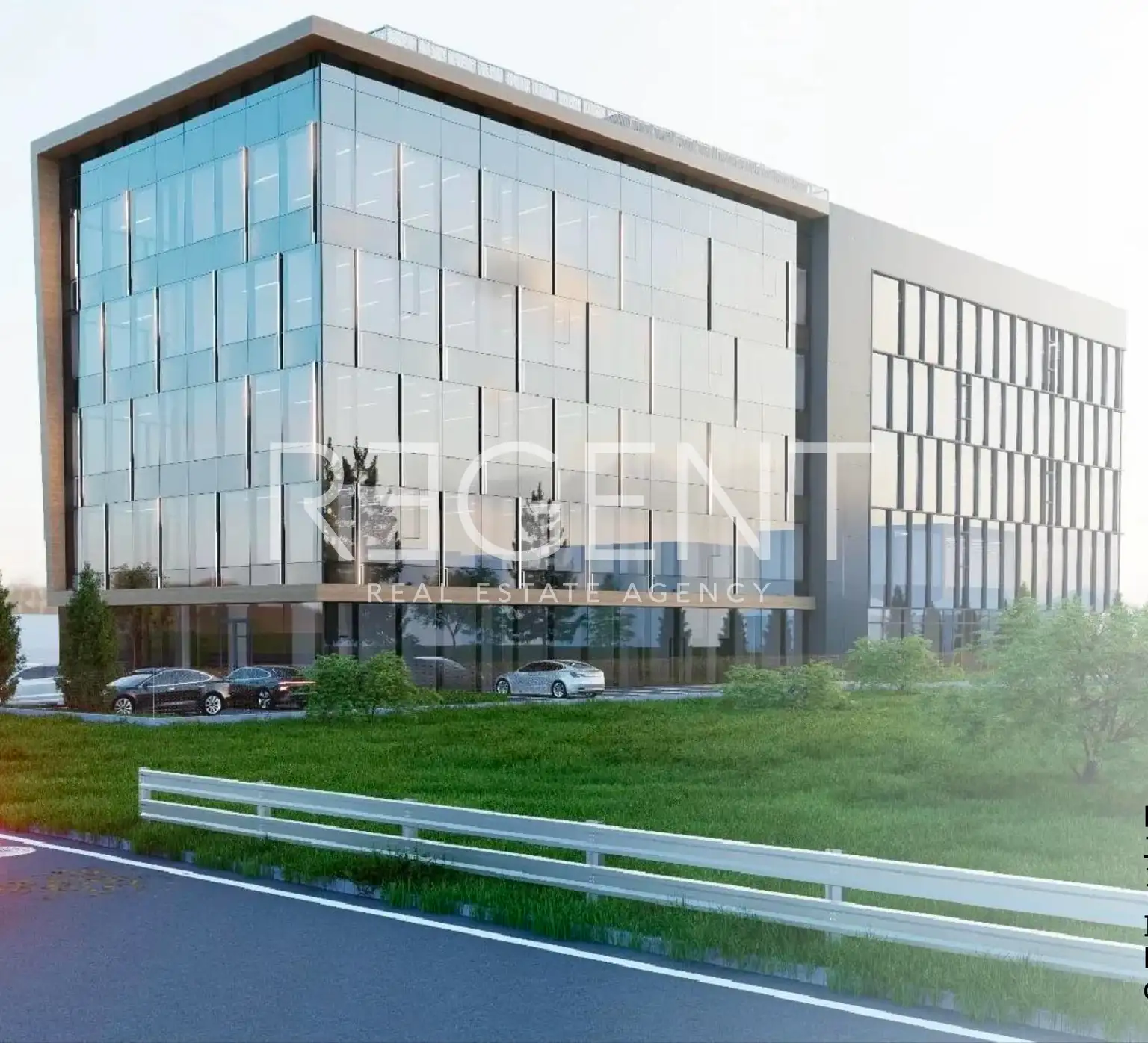 Zagabria, Lanište - locale commerciale al piano terra di un edificio moderno