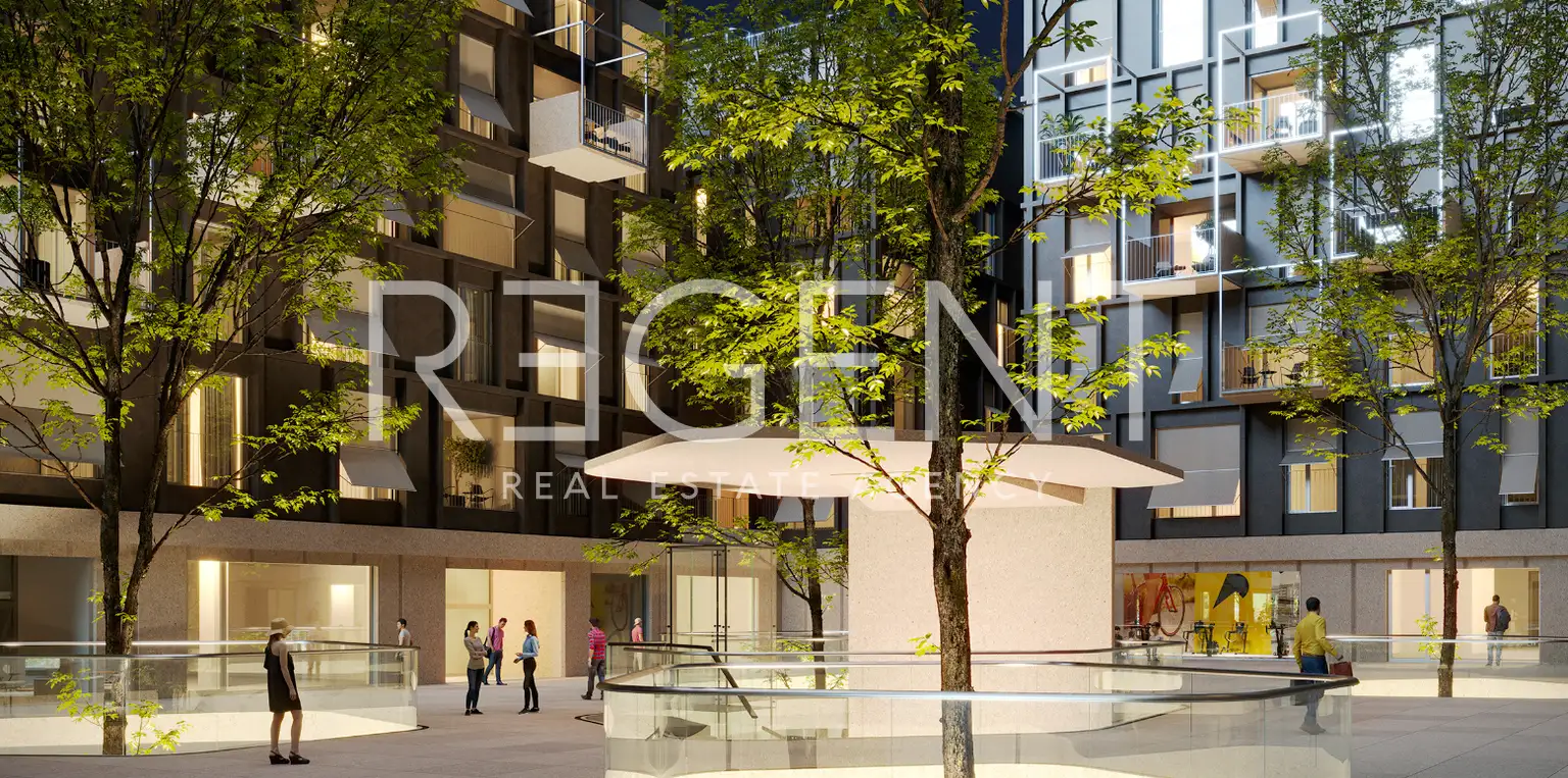 Locale commerciale 138 m², Piazza Tuđman — piano terra, nuova costruzione