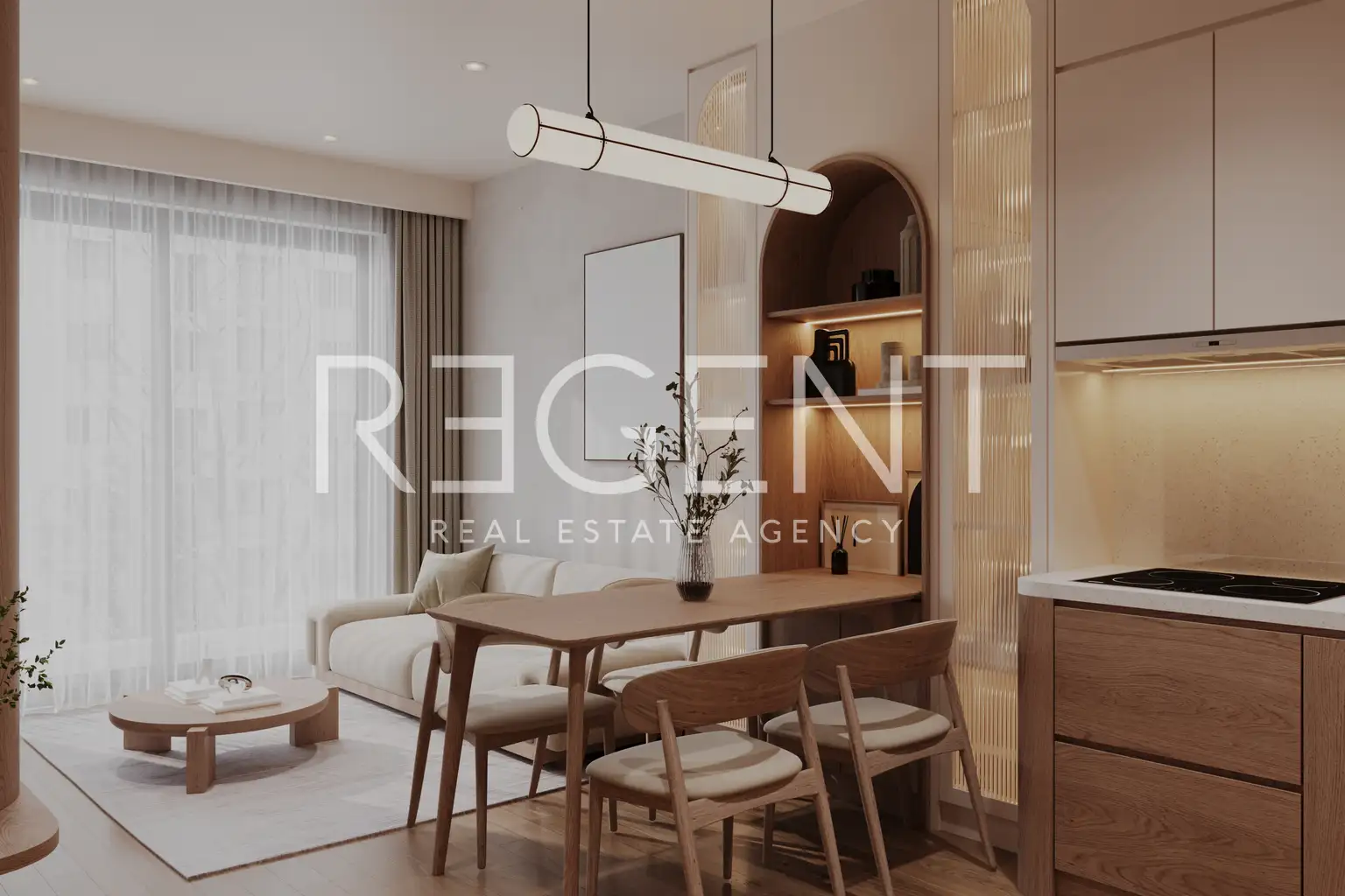 Split, Hohe Lage - Zweizimmerwohnung mit Terrasse und Loggia in einem modernen Neubau