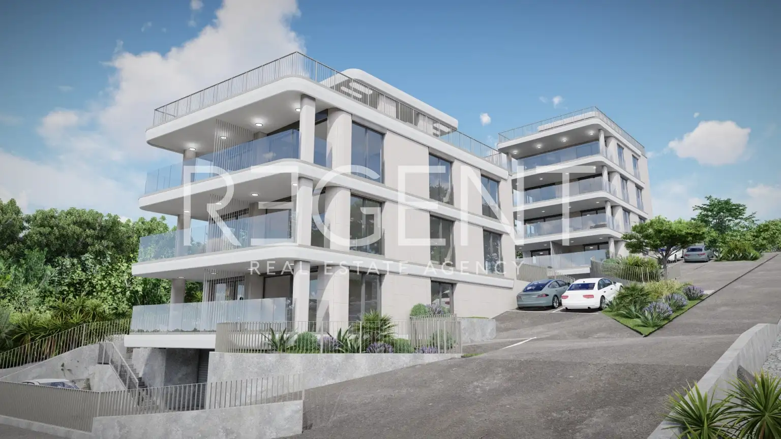 Trogir, Čiovo - Moderan jednosoban stan prvi red do mora