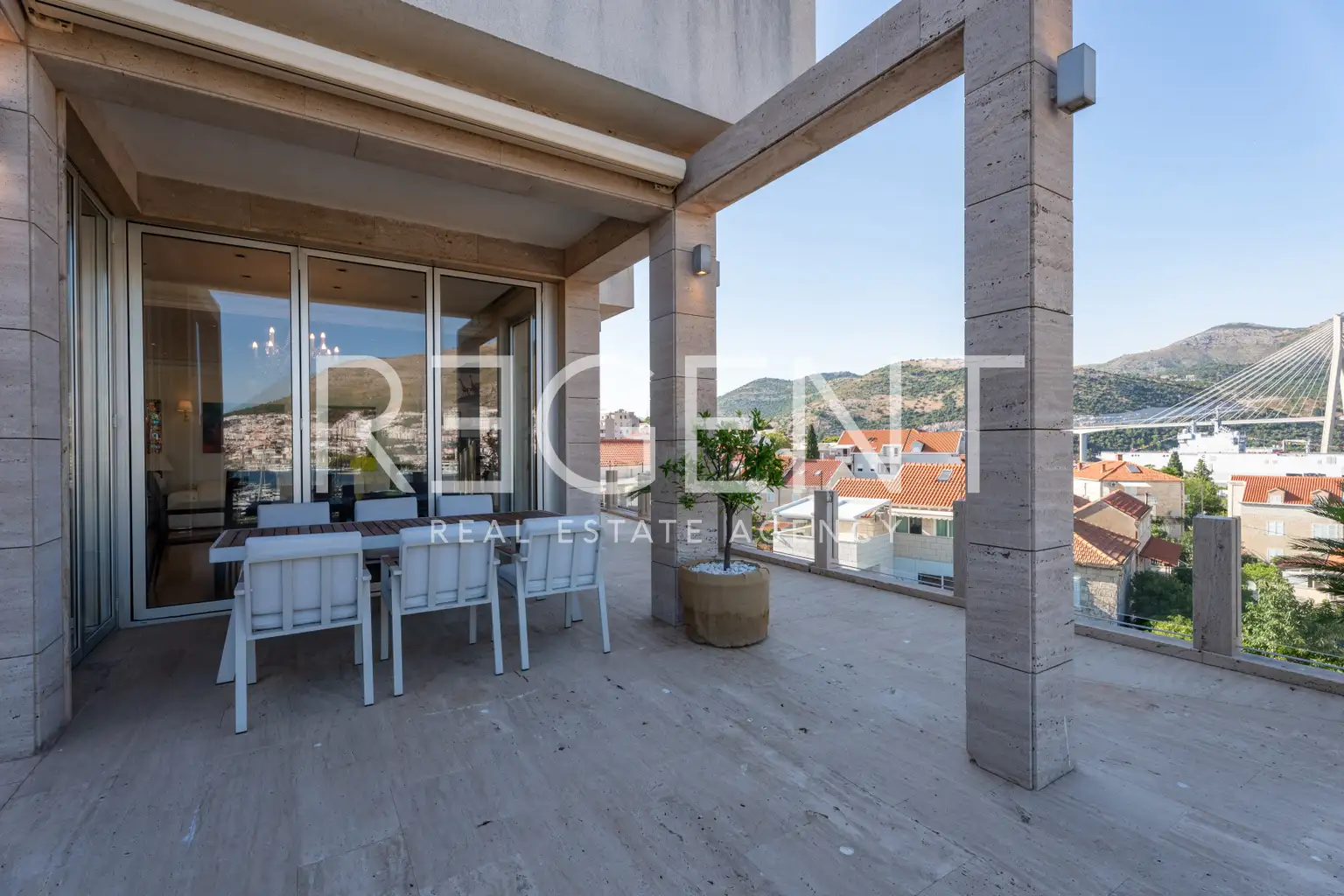 Dubrovnik, Lapad - Luxuswohnung mit drei Terrassen und Meerblick