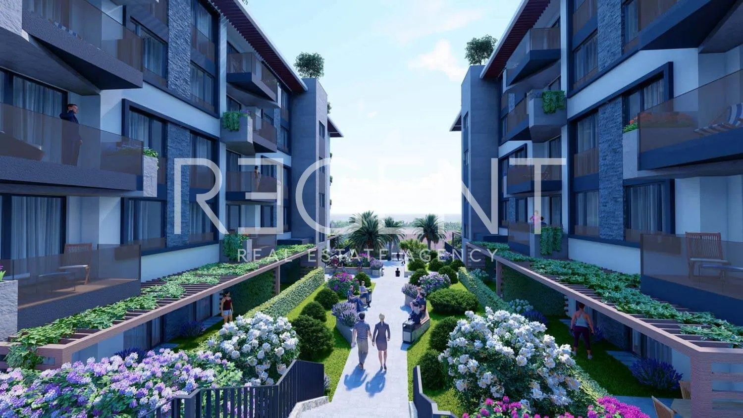 Makarska – Moderan dvosoban stan u stambeno-luksuznom kompleksu 70 m2