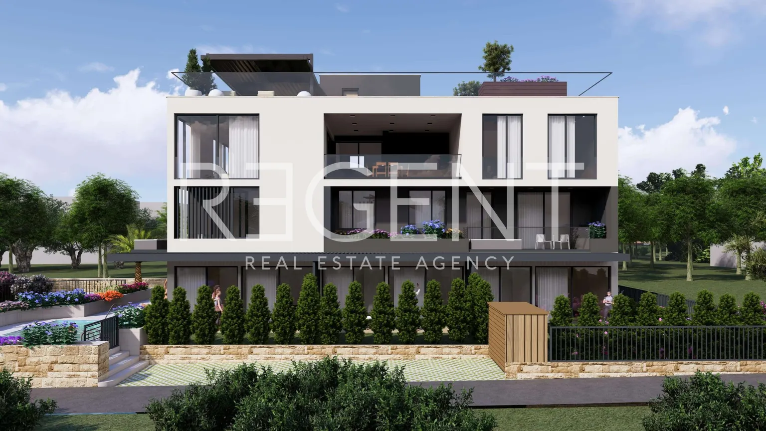 Zadar, Sukošan - Penthouse v novostavbe, 123 m2