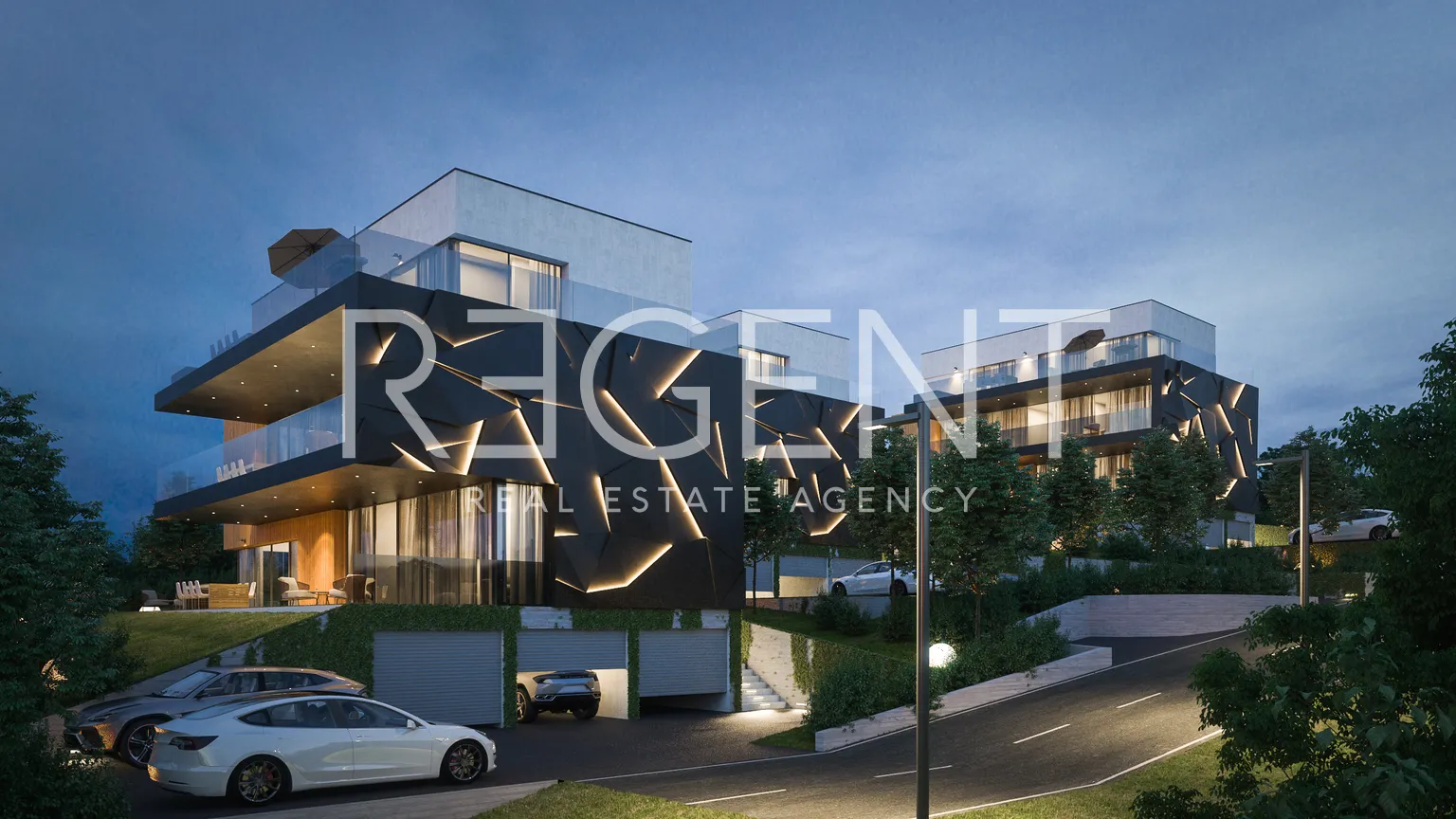 Zagreb, Gračani - Projekt luksuznog stambenog kompleksa , novogradnja