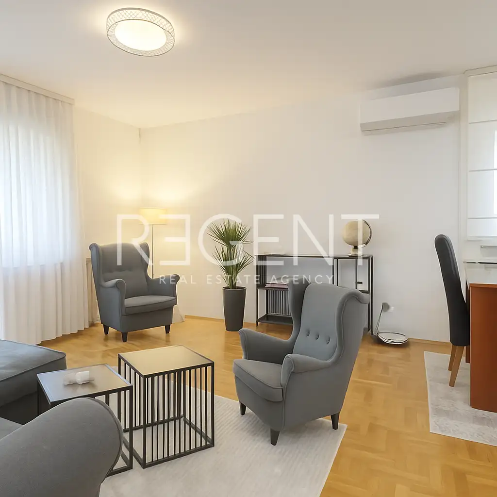 Zagabria, Mlinovi – appartamento trilocale con balcone al piano terra