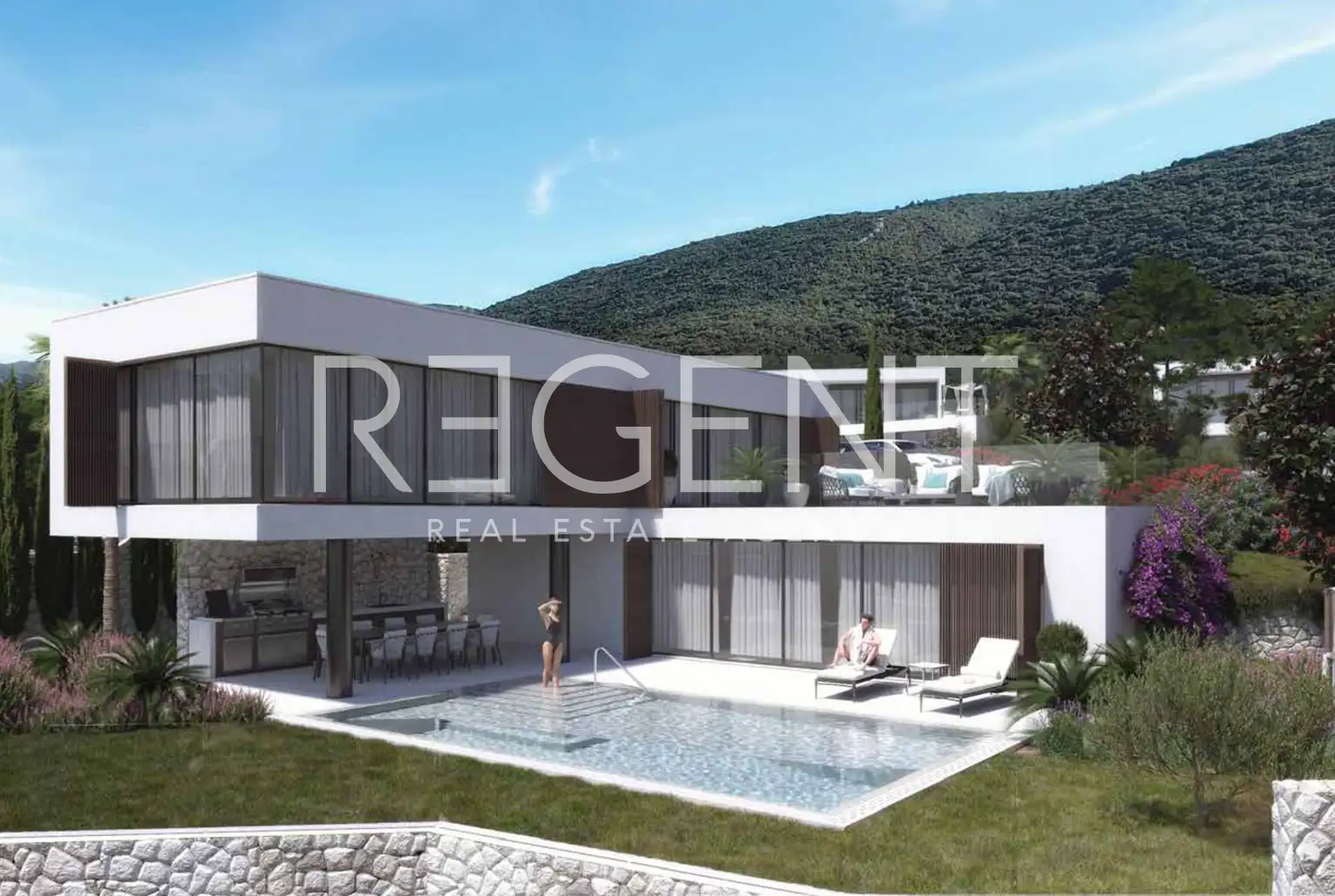 Pelješac, Brijesta - Stavebný pozemok s výhľadom na more 4250 m2