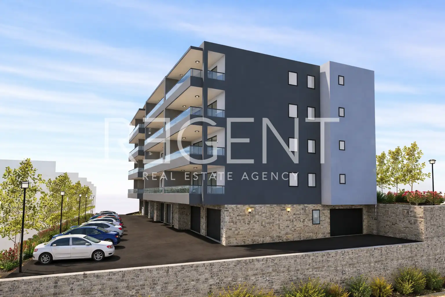 Makarska, Zelenka - Trosoban stan u useljivoj novogradnji