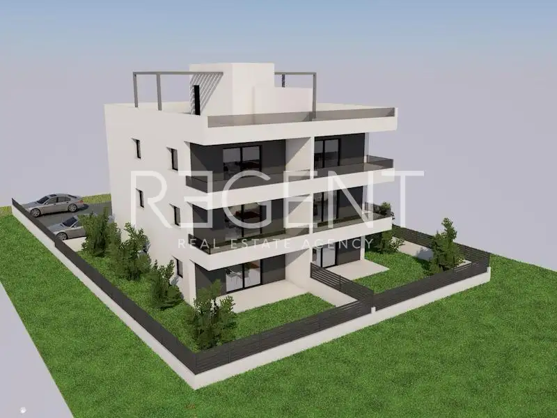 Trogir, Seget Donji – Appartamento bilocale con balcone 66 m2 NUOVA COSTRUZIONE
