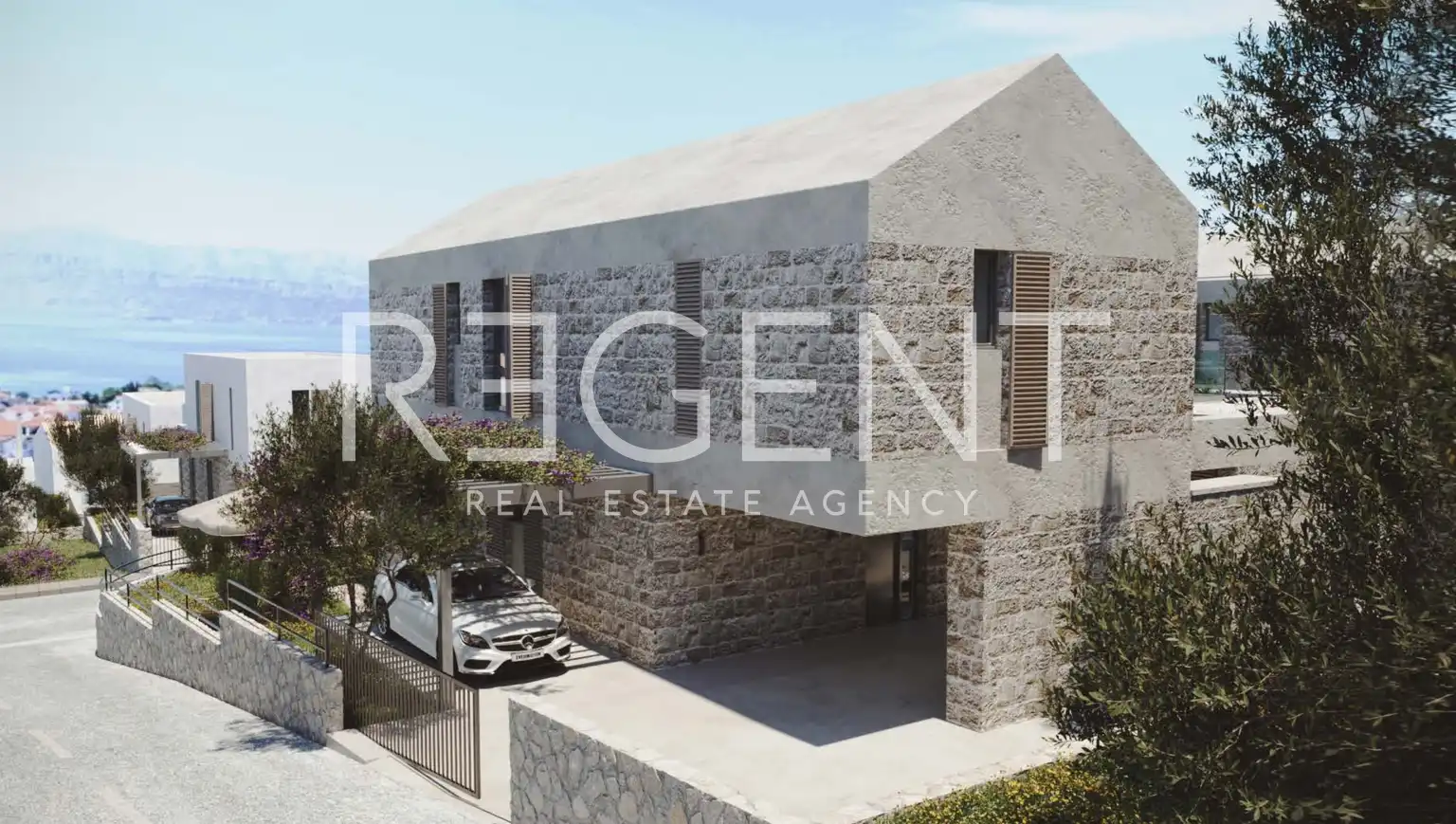 Brač, Supetar - Vila s bazenom u luksuznom kompleksu 280 m2