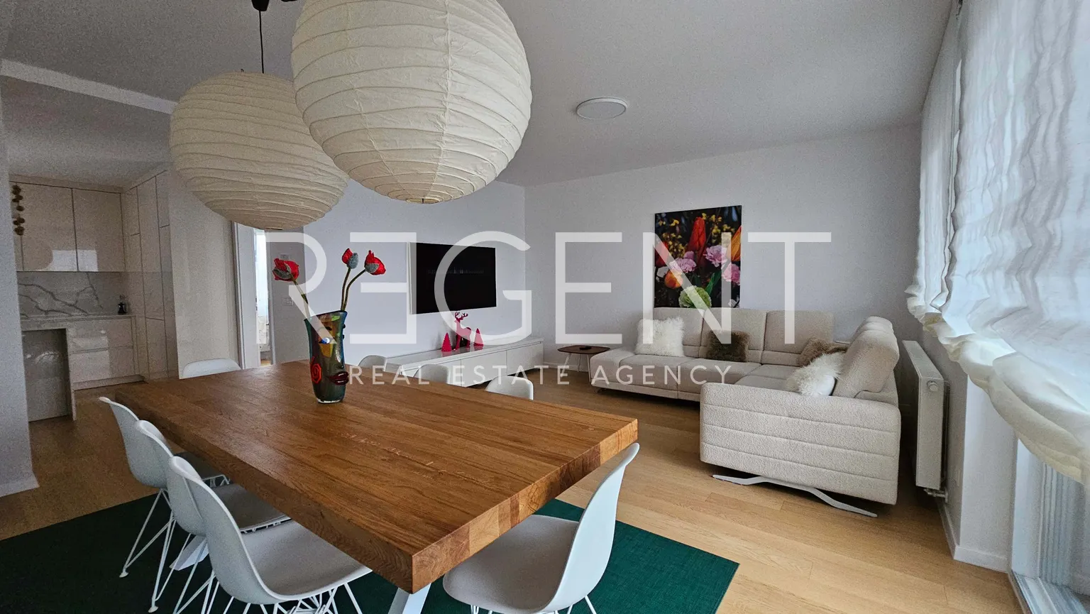Záhřeb, Trešnjevka - moderní třípokojový penthouse s garážovým stáním 92 m2 novostavba