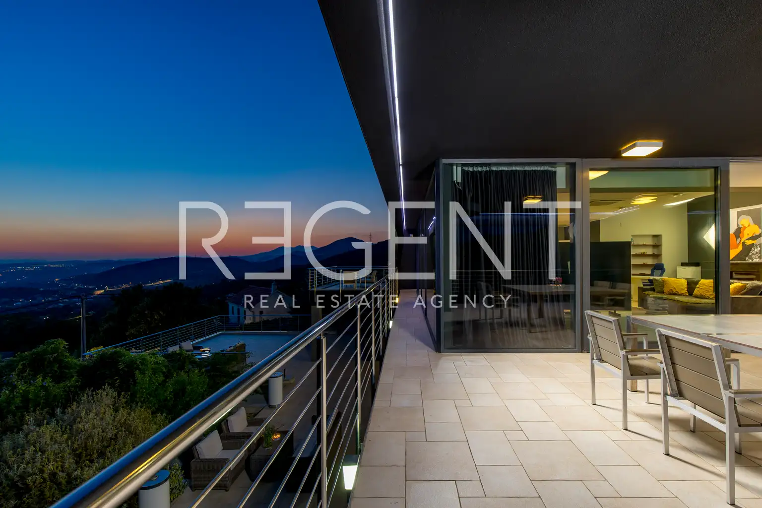 Hreljin - Villa with panoramic view and private wellness