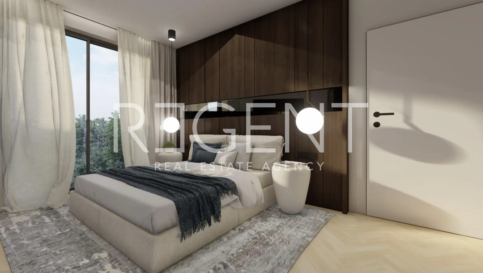 Istrie, Vabriga - Luxusní třípokojový byt se střešní terasou 117 m2