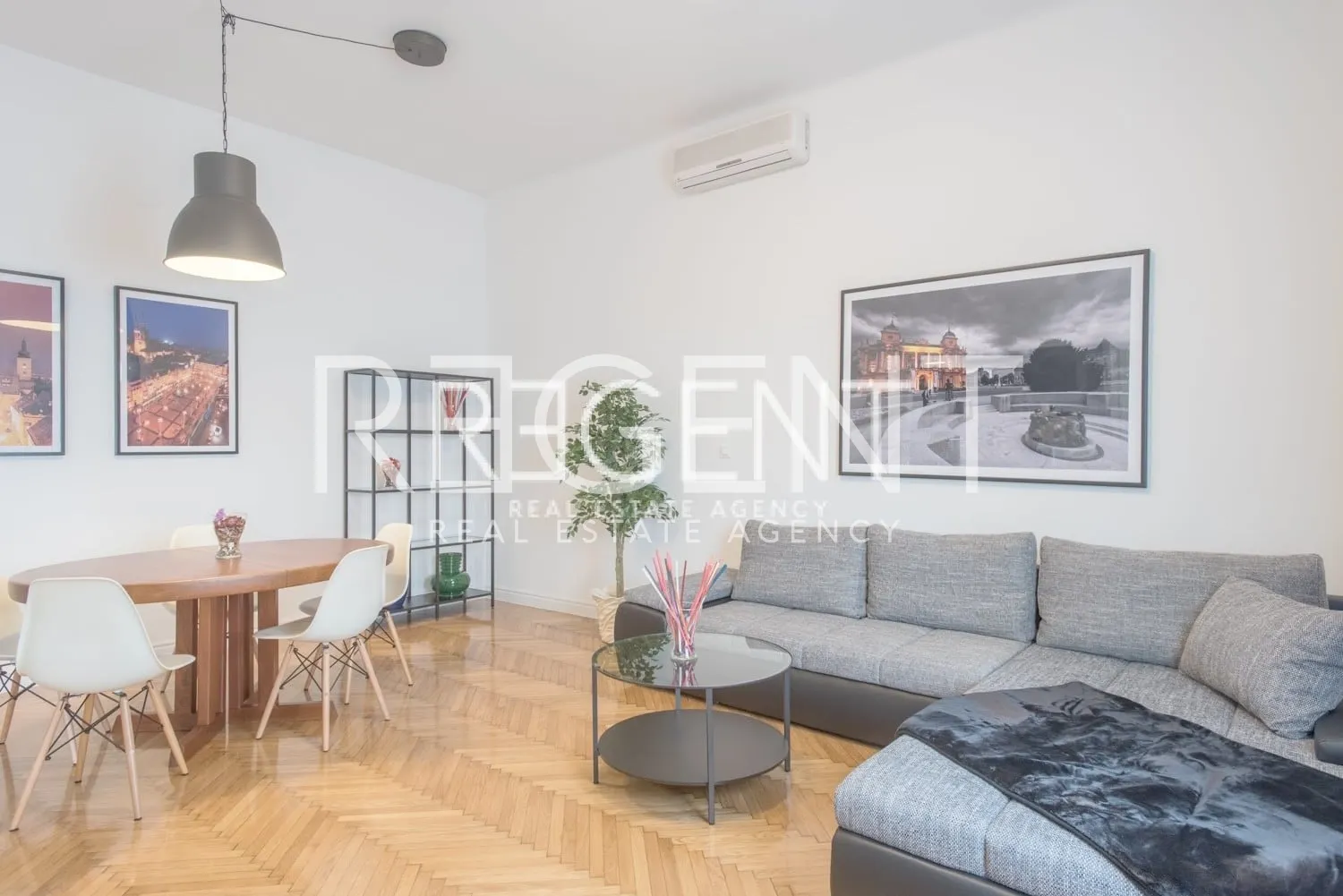 Záhřeb, Draškovićeva - Čtyřpokojový byt 120 m2, Pronájem