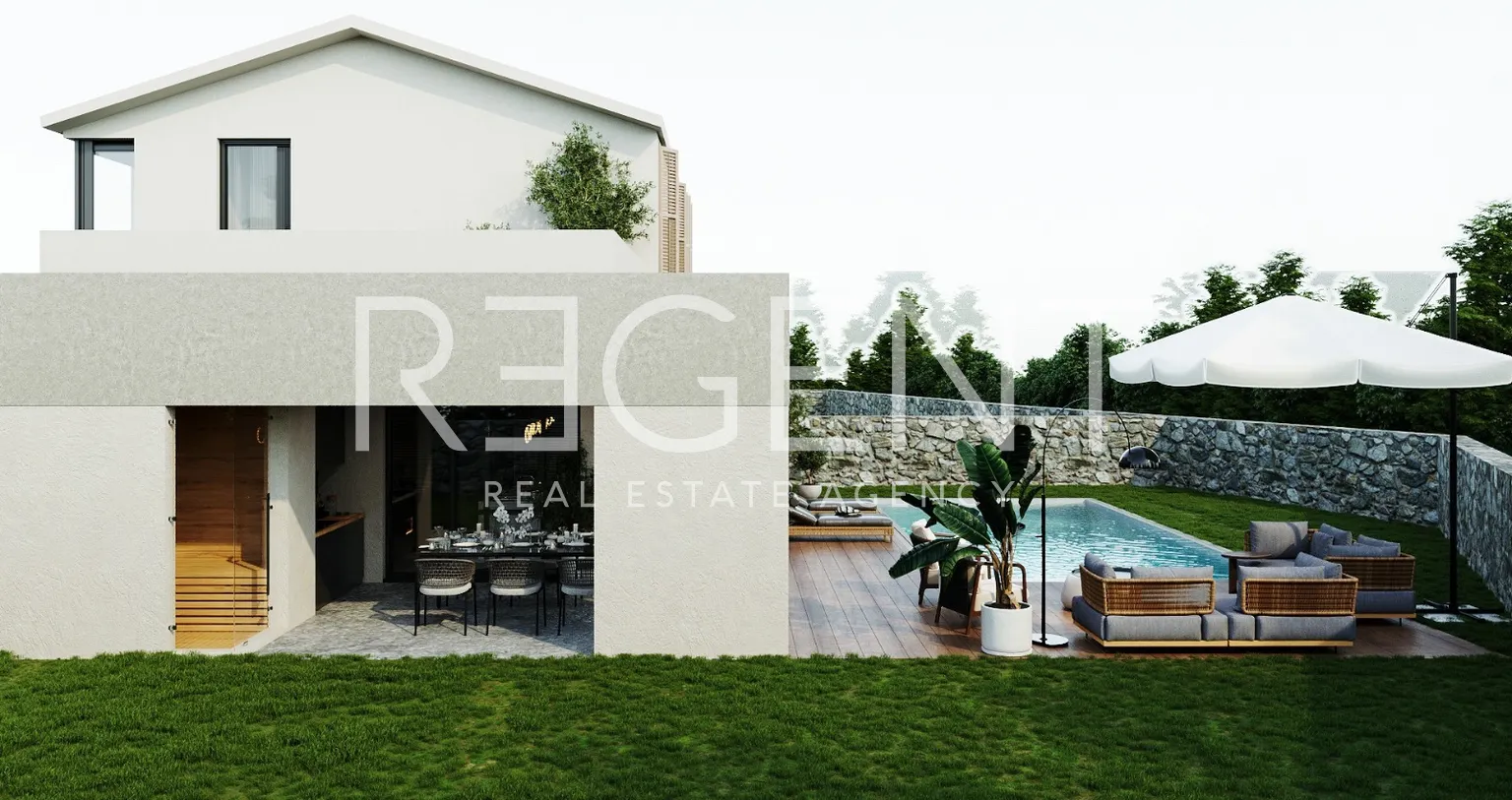 Istra, Poreč - Moderna vila s bazenom 165 m2