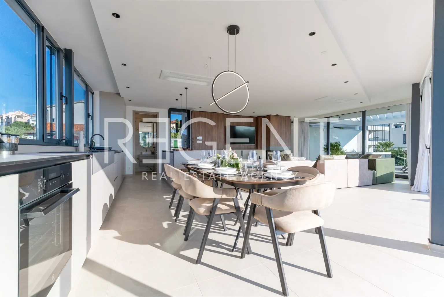 Murter - Villa de luxe avec vue panoramique sur la mer