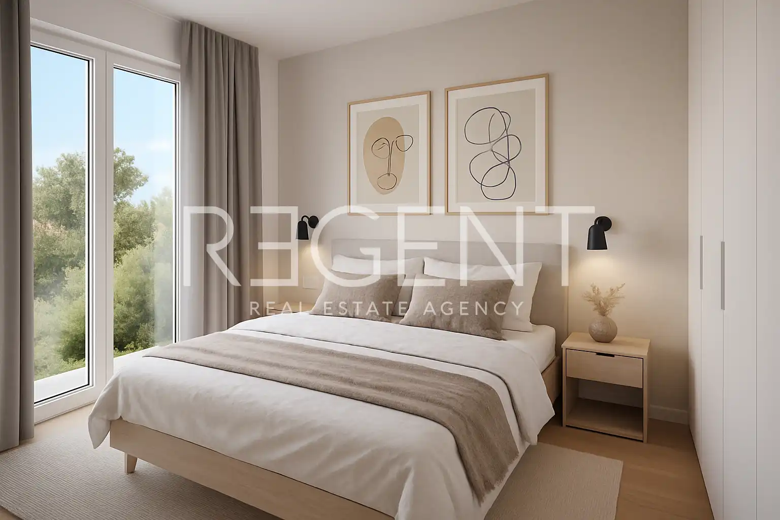 Castelli, Kaštel Stari – appartamento trilocale a due piani con giardino e vista