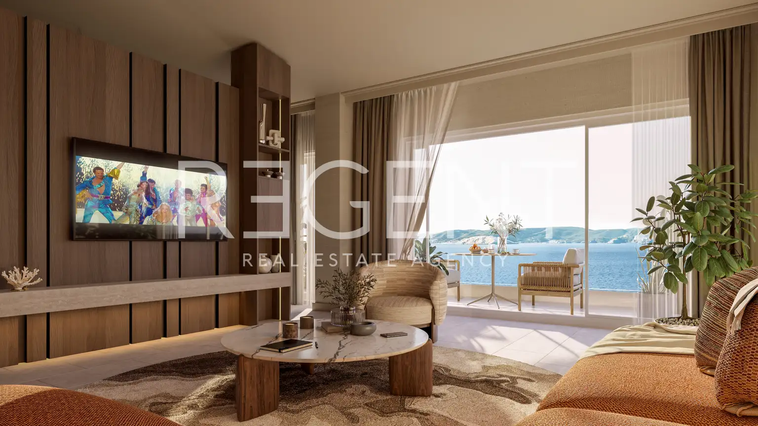 Novi Vinodolski, Mövenpick – penthouse u drugom redu do mora