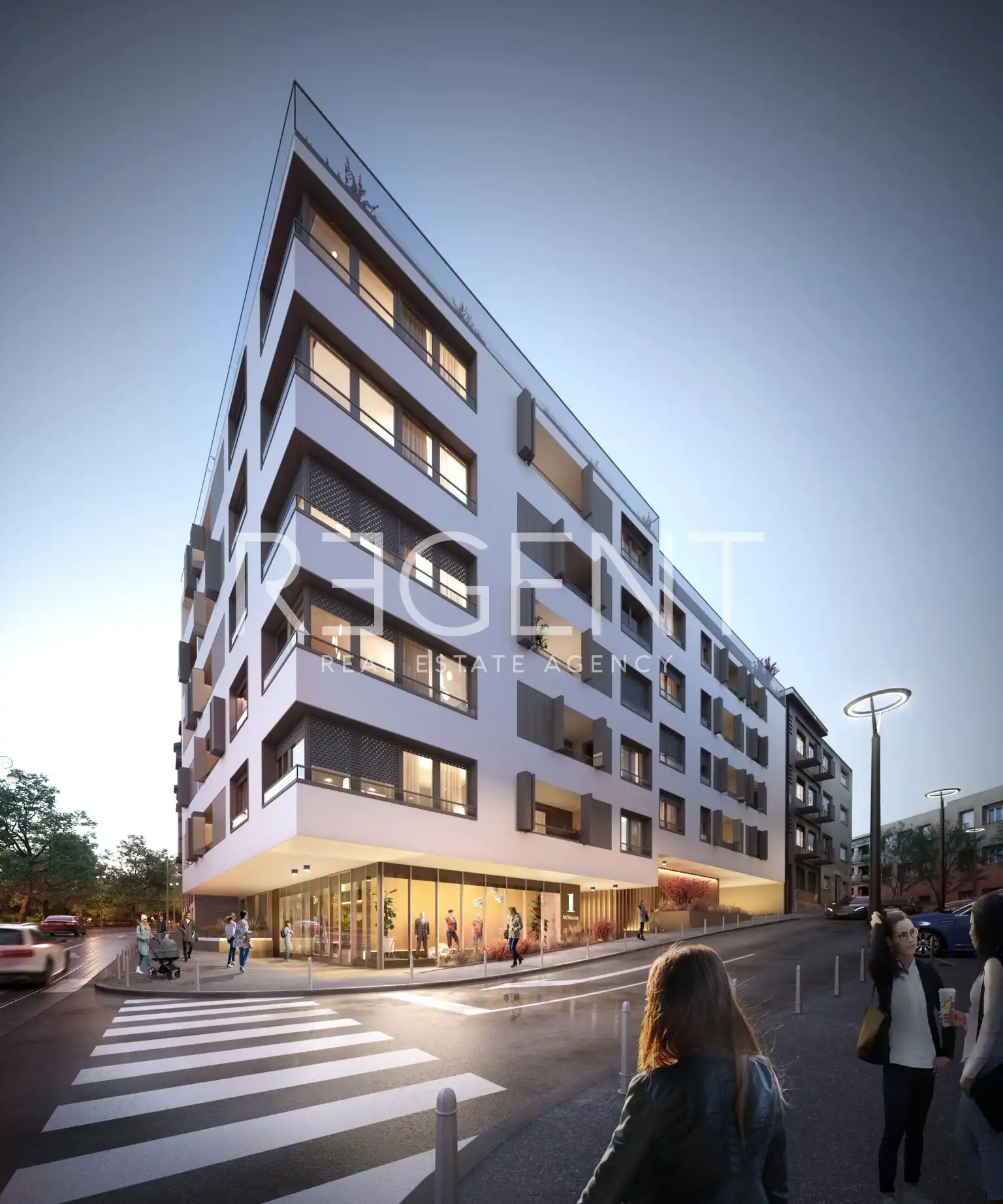Zagreb, Novakova, Langov Trg - Poslovni prostor u urbanoj stambenoj novogradnji 104 m2