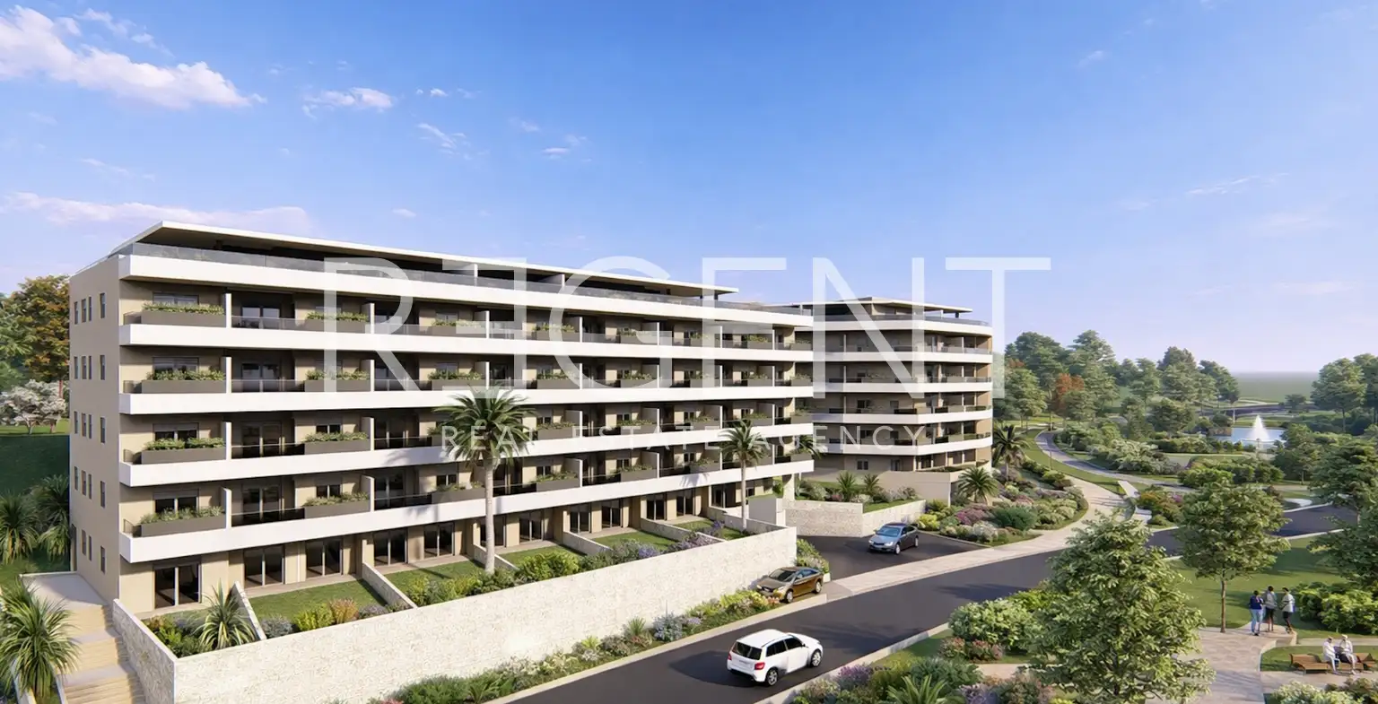 Split, Wysoka - Dwupokojowe mieszkanie z tarasem i loggią w nowoczesnym, nowym budownictwie