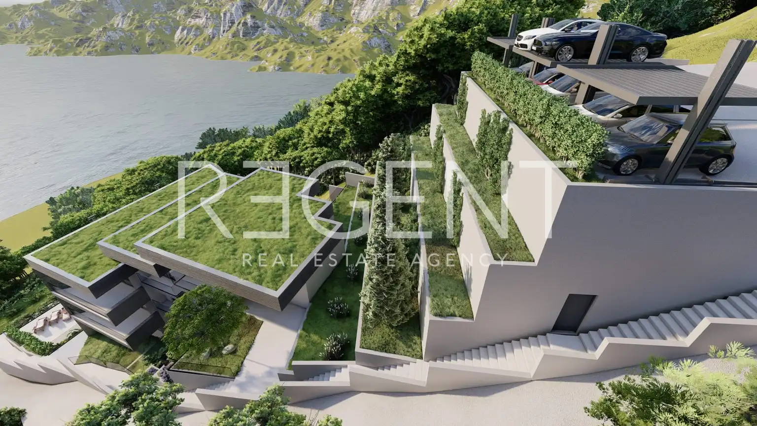 Omiš, Borak – Pozemok s projektom na výstavbu troch luxusných víl 2460m2