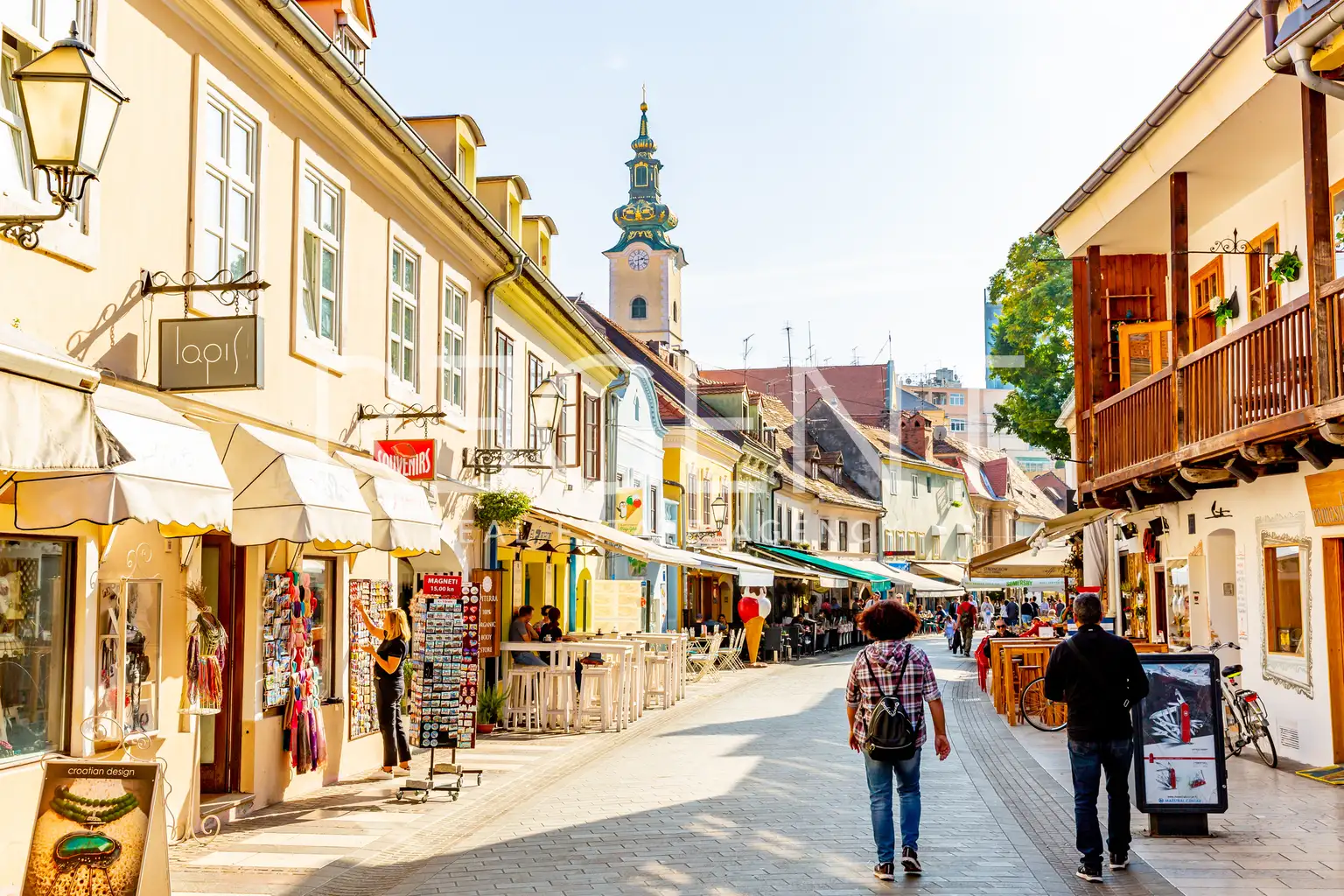 Záhreb, Tkalčićova ulica - obchodný priestor
