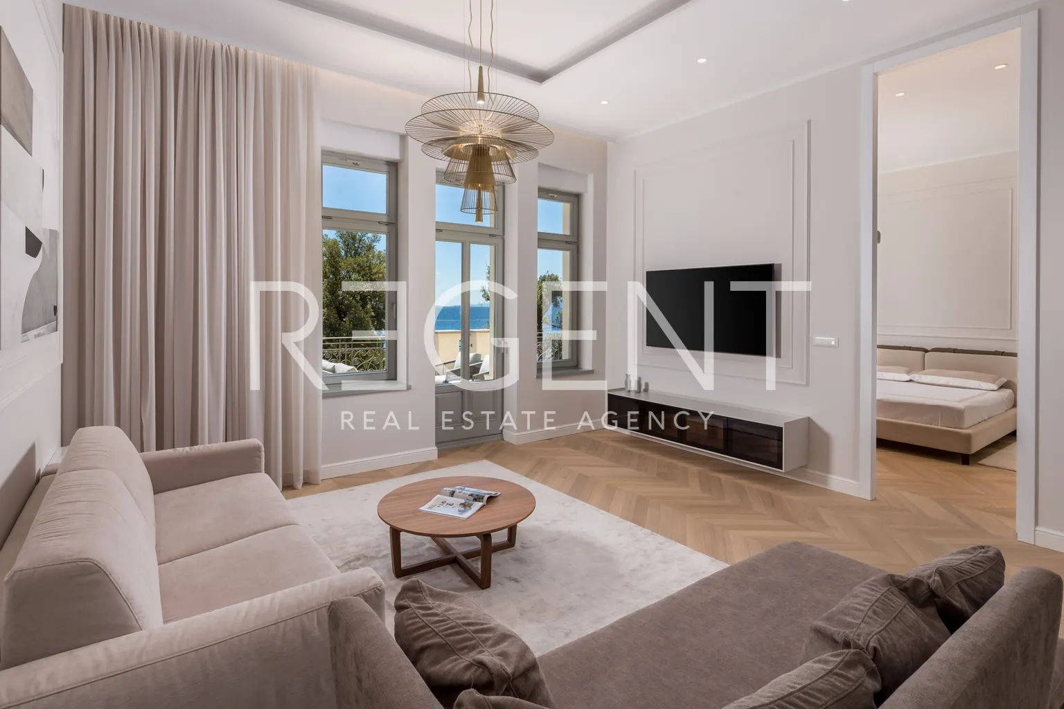 Opatija, Centrum - Luxusní byt ve vile na jedinečné lokalitě, 113 m2