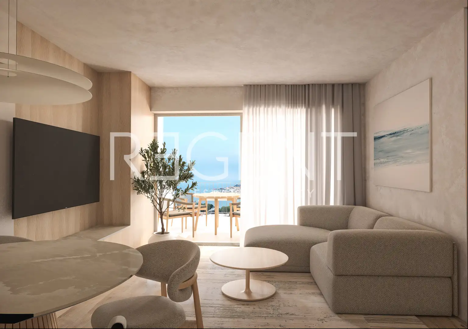 Istra, Umag - Trojizbový apartmán Green Tower Hotel & Residence