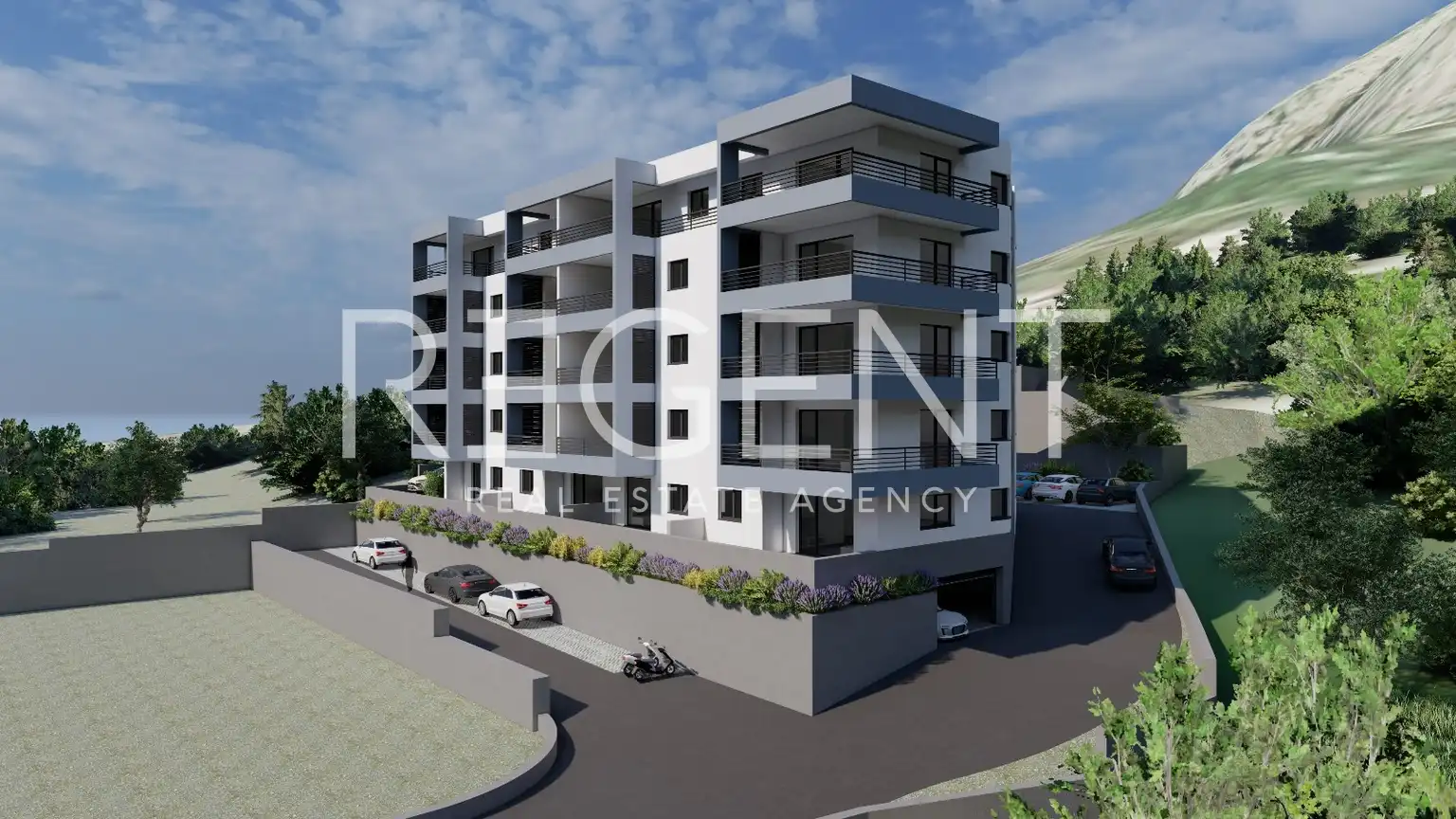 Makarska, Centar - Dvosoban stan 67 m2 - NOVOGRADNJA