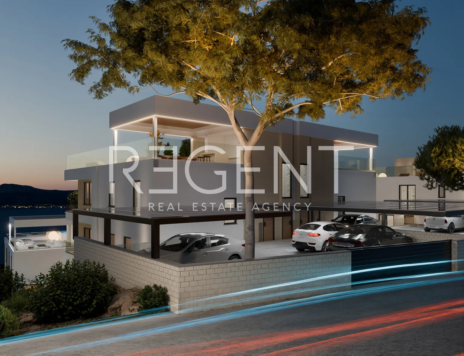 Trogir, Čiovo - Luxusní apartmánový komplex s výhledem na moře