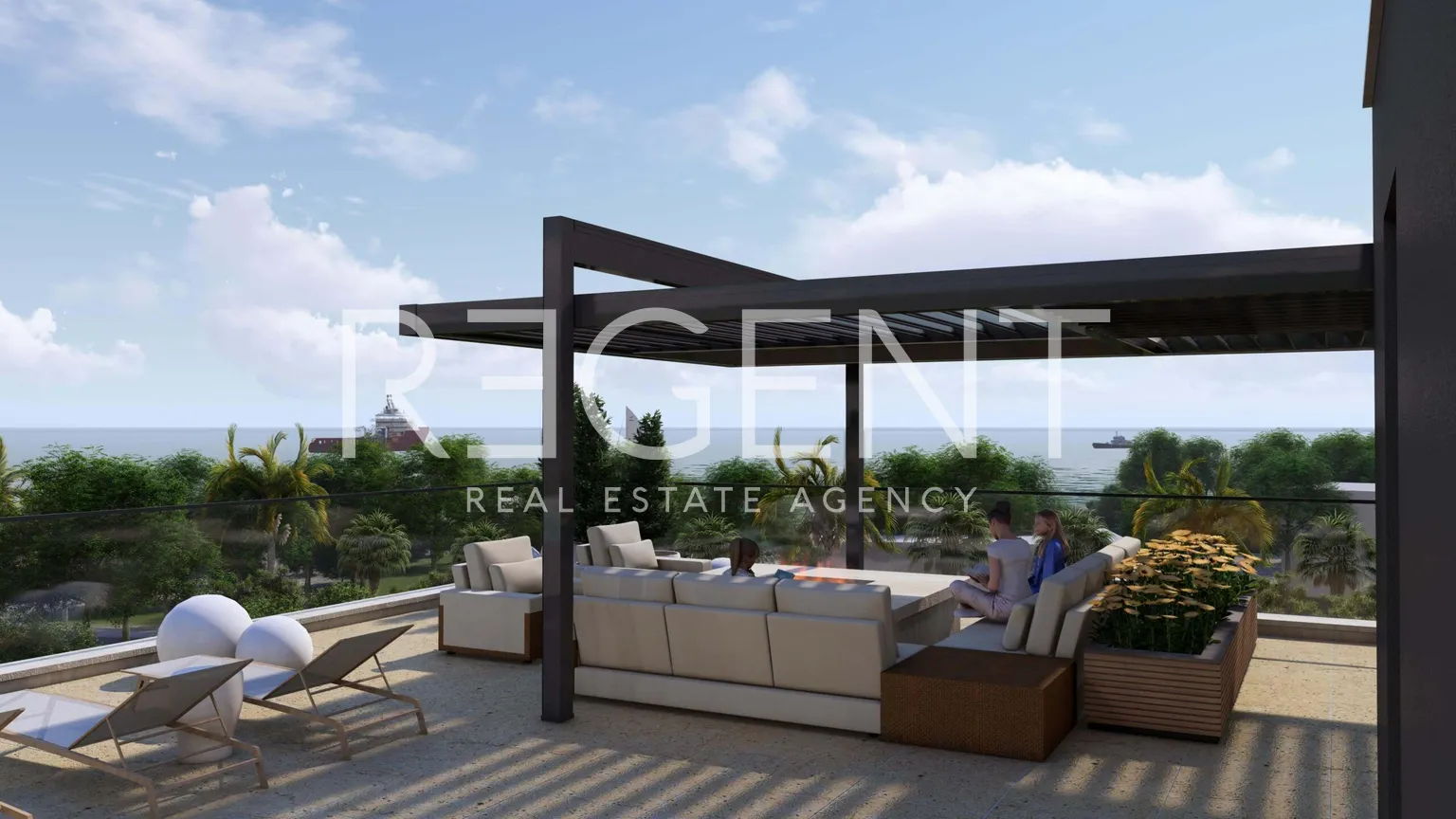 Zadar, Sukošan - Penthouse v novostavbe, 123 m2