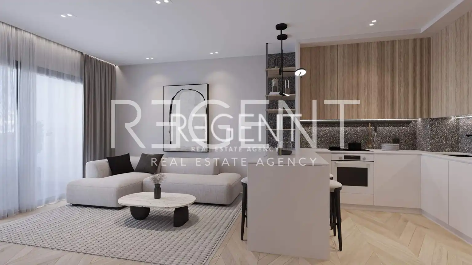 Makarska - Appartamento con una camera da letto in un nuovo edificio di 55 m2