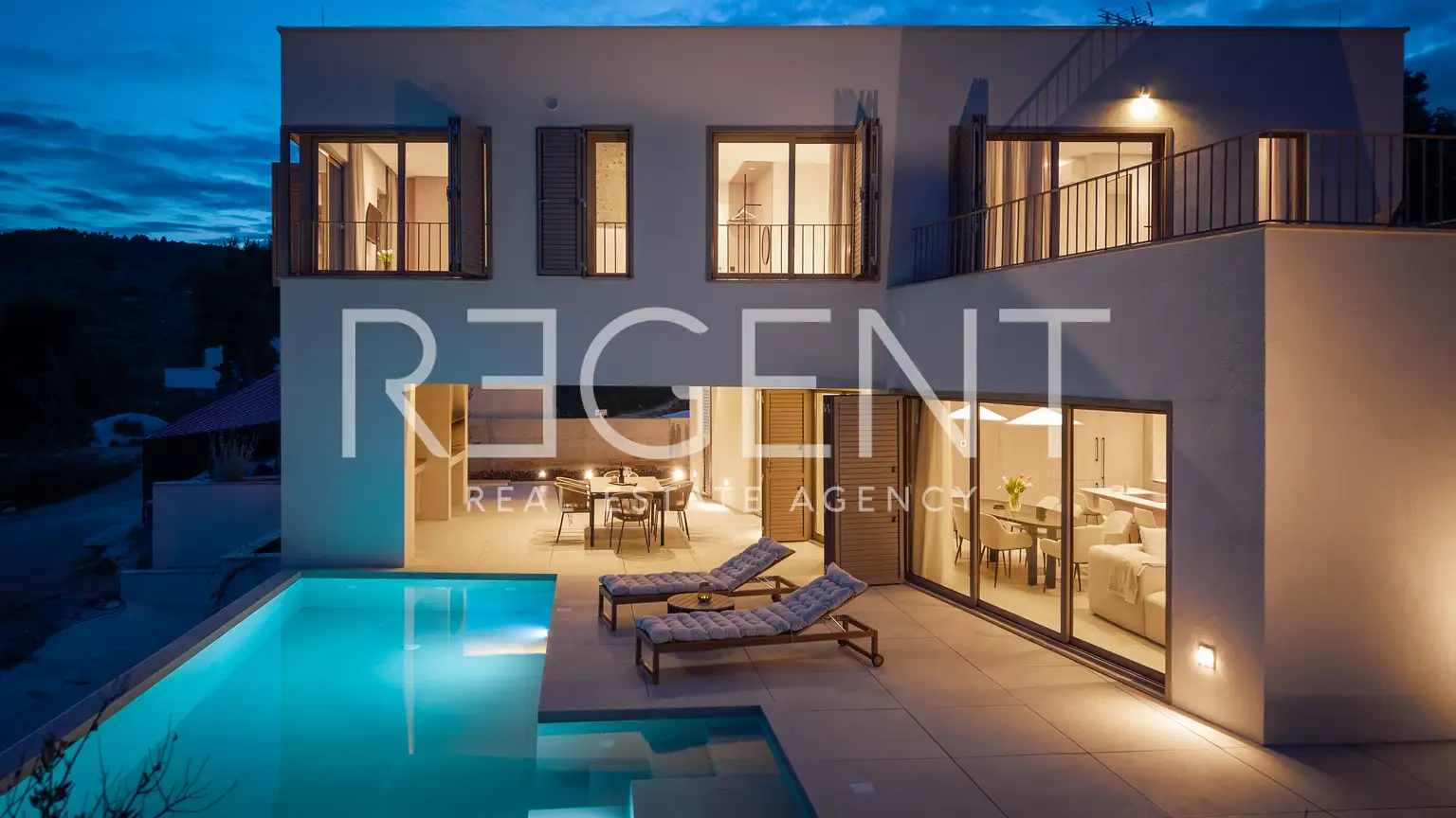 Brač, Splitska - Maison avec vue sur la mer