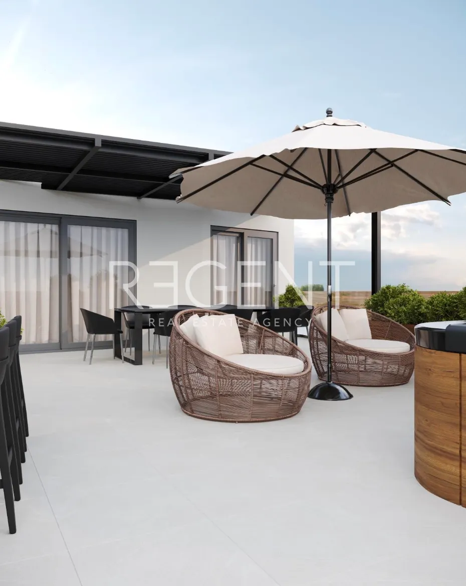 Záhřeb, Šestine – Luxusní penthouse 163 m² s velkou terasou, novostavba