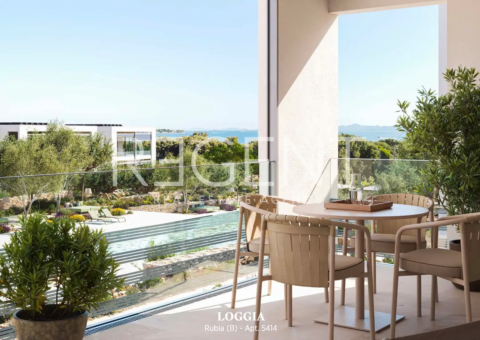 Zadar, Petrčane, Falkensteiner – 3-Zimmer-Wohnung 98 m², Loggia, Spa