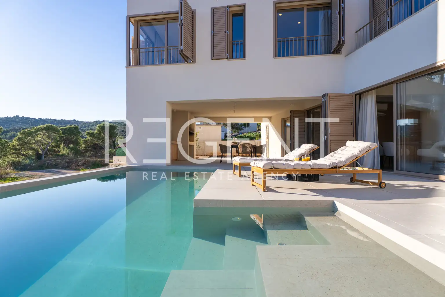 Brač, Splitska - Maison avec vue sur la mer