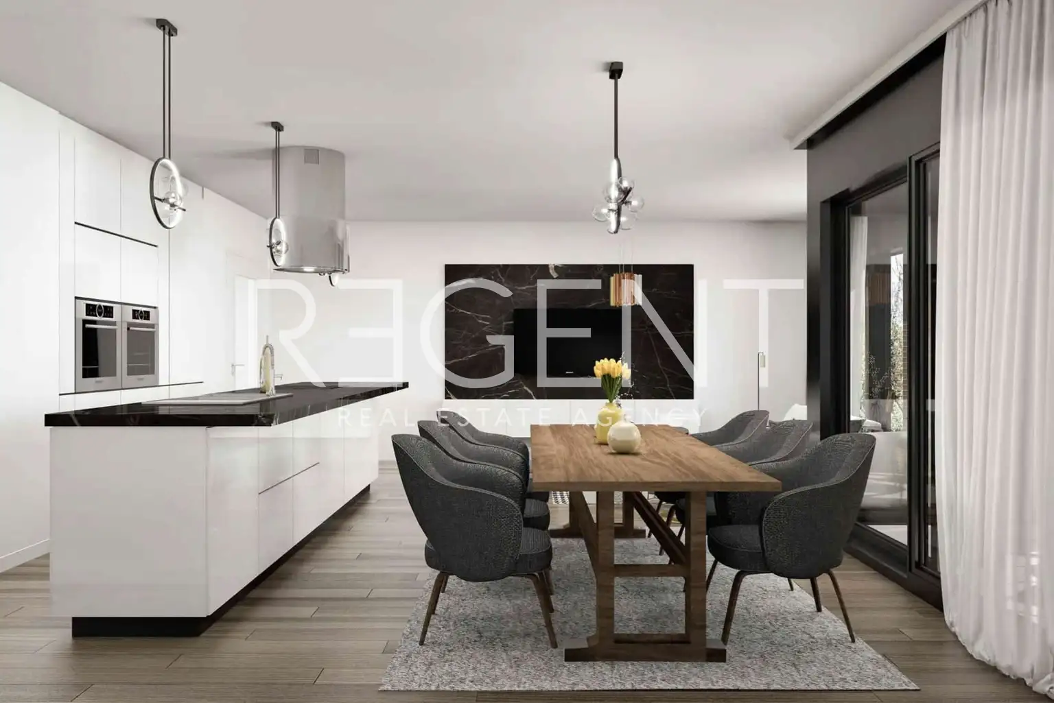 Zagrzeb, Ribnjak, Gold Residence – Pięciopokojowe mieszkanie w centrum miasta 143 m2