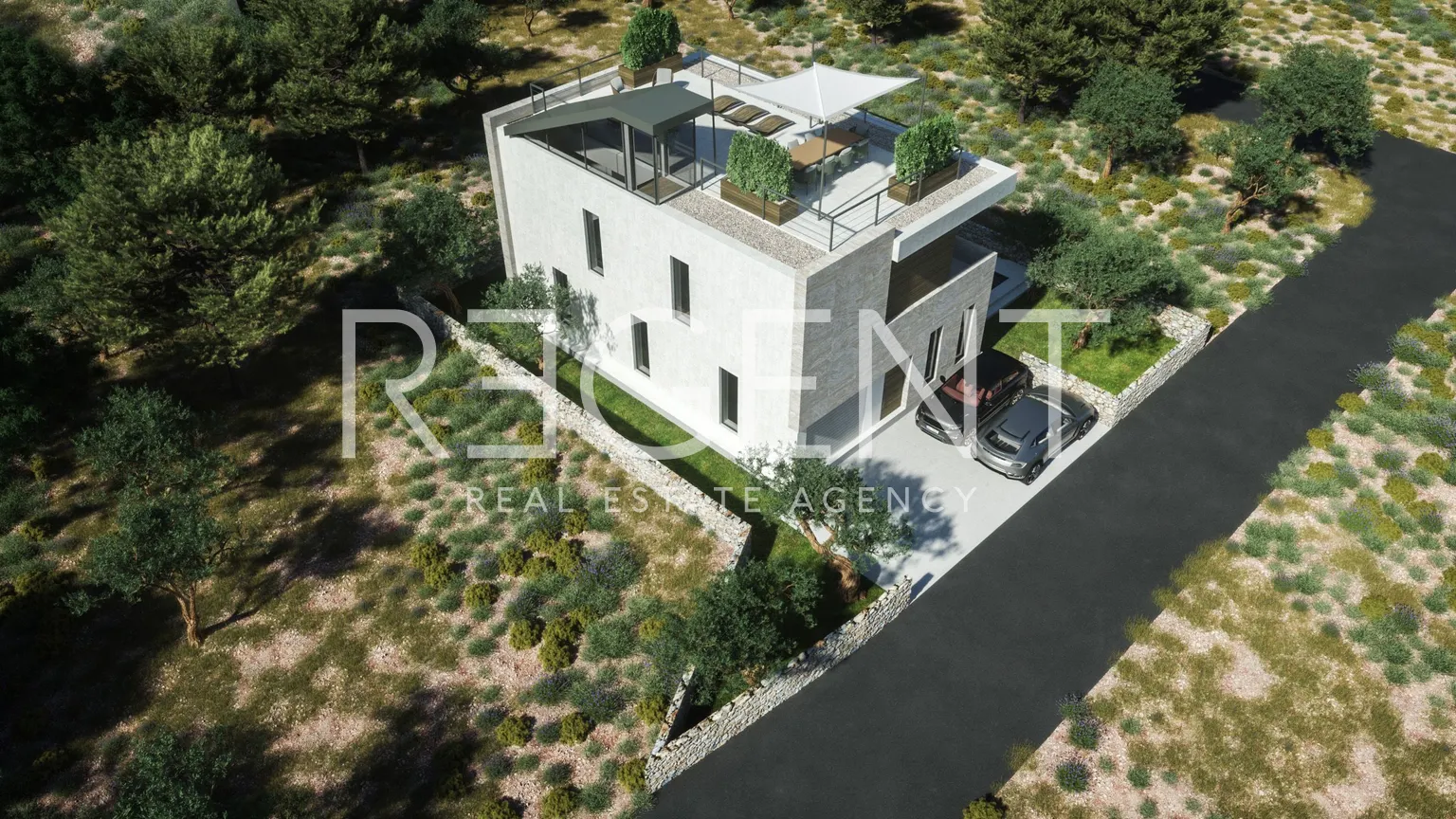 Sukošan – Luksuzna moderna vila s bazenom 411 m2